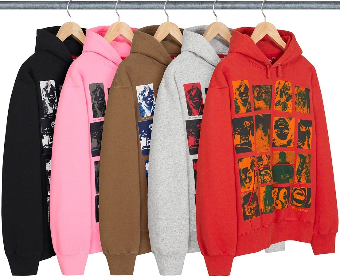 Collage Grid Hooded Sweatshirt